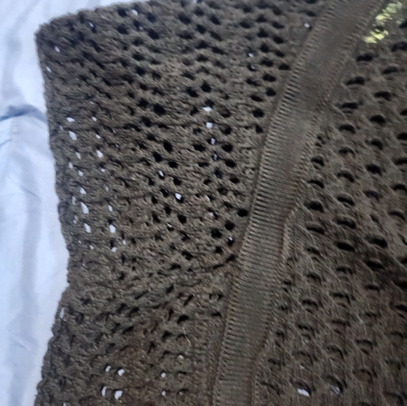 OPEN NIT SWEATER CONVERSE CROP - Picture 4 of 8